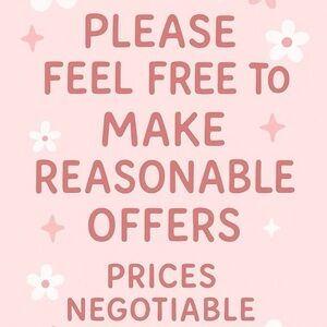 All offers welcome! Bundle and save!